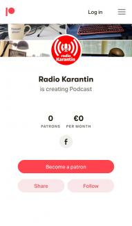 Radio Karantin na Patreonu